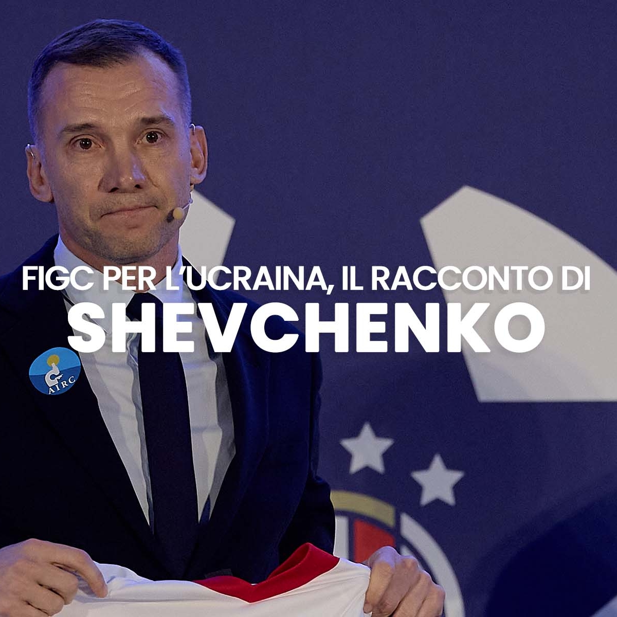 <p>Il grazie di Shevchenko alla FIGC</p>