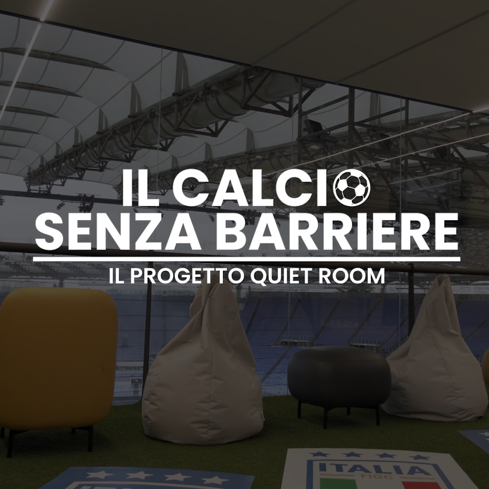 Inclusività: la Quiet Room allo Stadio Olimpico per Italia-Belgio