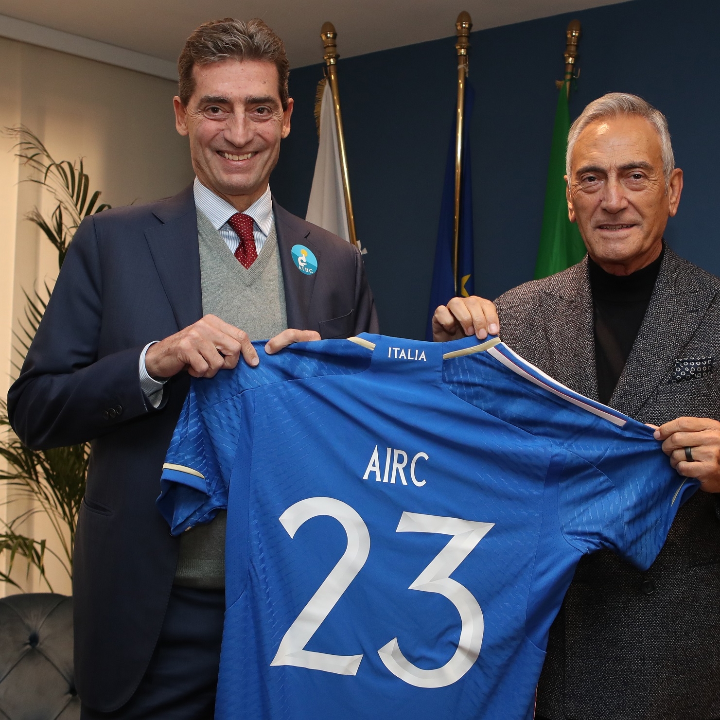 Firmato il protocollo d’intesa tra FIGC e Fondazione AIRC. Gravina: “La ricerca sul cancro è un messaggio di fiducia verso il futuro”