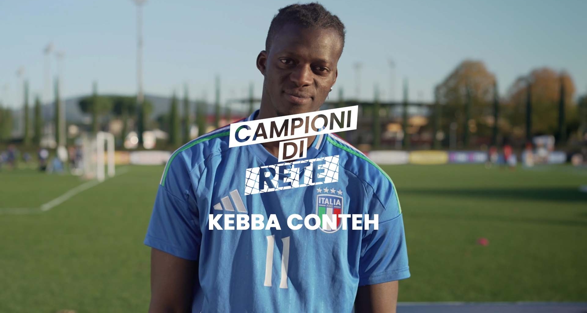 Kebba Conteh, in campo con il sorriso